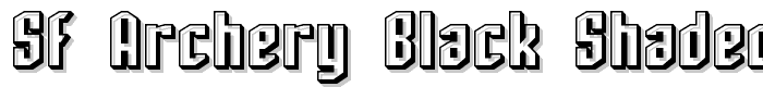 SF Archery Black Shaded font